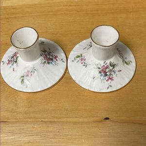 Summer Melody Fine Bone China Candle Holders